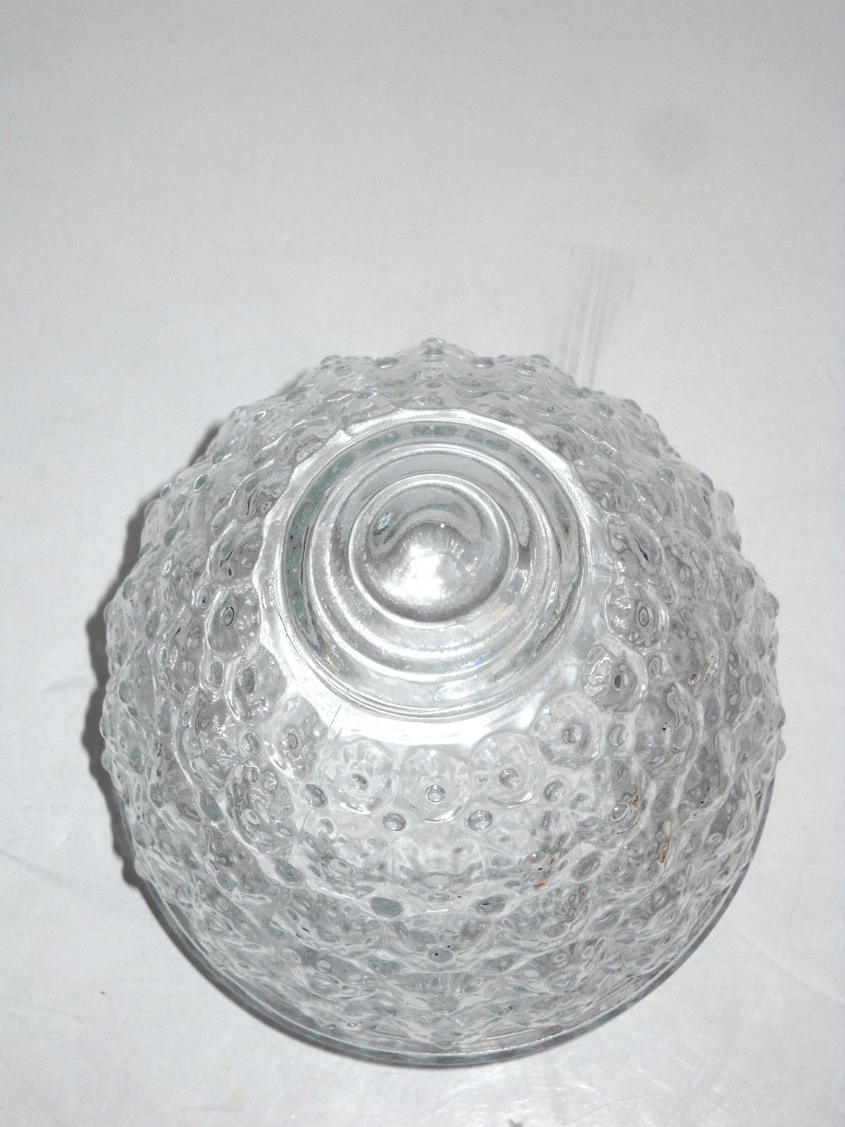 Vintage Clear Glass Acorn Shape Porch / Ceiling Globe Light Fixture Cover Shade