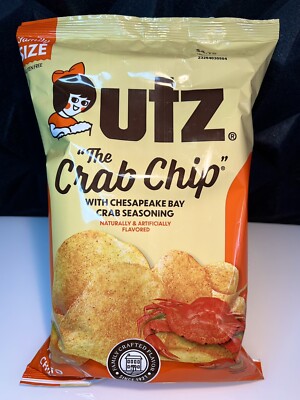  Brand New UTZ Potato Chips The Crab Chip Chesapeake Bay Season 7.75 Oz (1 Bag)