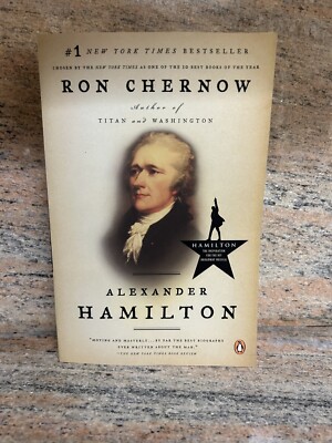 Alexander Hamilton SIGNED by Ron Chernow Paperback (Basis for Musical) Brand NEW