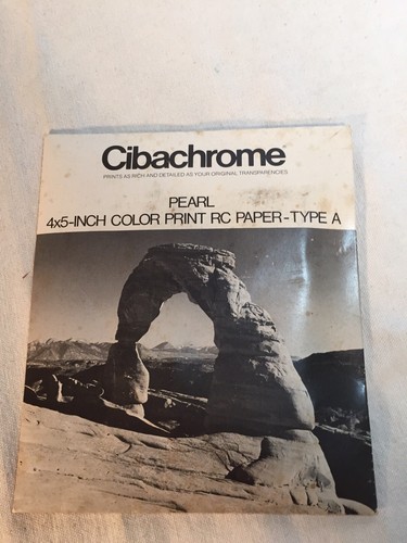 ILFORD Cibachrome A Pearl Paper 4x5 20 Pcs - Sealed + Bonus Opened Pack