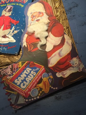 VTG LOT 4 XMAS MOORE SANTA CLAUS BOOK GOLDEN FROSTY SNOWMAN WHO WANTED TO STAY
