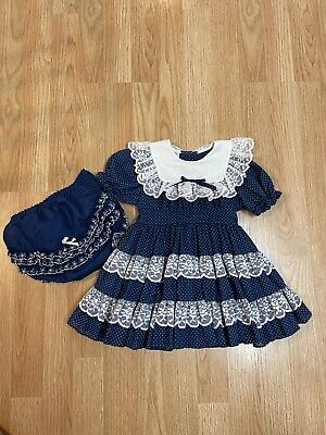 VINTAGE MINI WORLD BABY GIRL 2T DRESS WITH BLOOMERS