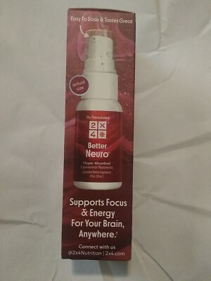 2 x 4 Health Better Neuro Hyper Absorbed Liposomal-Clarity/focus/Energy