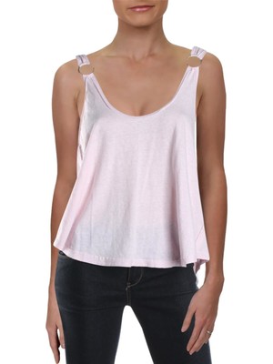 

WE THE FREE Женская розовая майка без рукавов с круглым вырезом Размер, Розовый