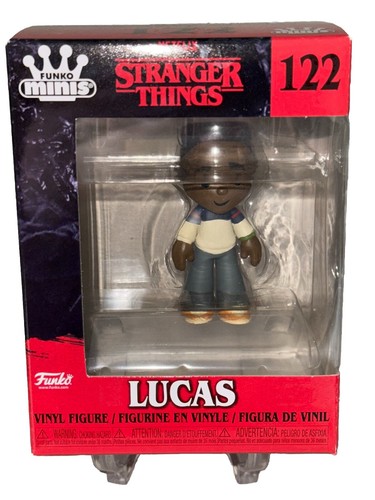 RARE Funko Minis STRANGER THINGS Lucas Figurine #122 SEASON 4 NIB Netflix 