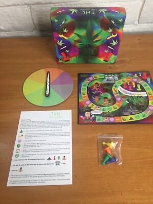 THC Boardgame for Adults The Psychedelic Game of Pot Themed Challenges and Dares