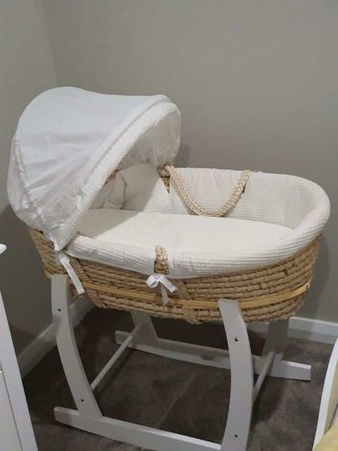 wicker baby bassinet australia