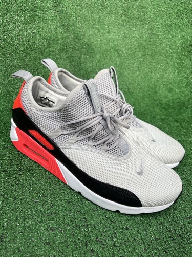 Nike Air Max 90 EZ Wolf Grey Bright Crimson Running Shoes