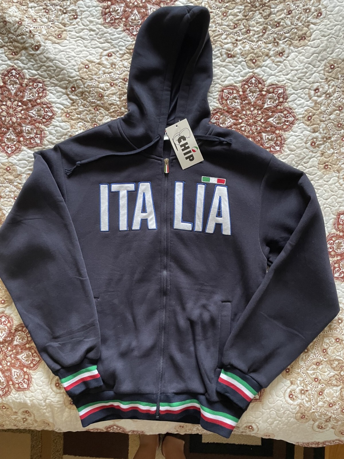 【Deaile】 DA Logo Zip Hoodie ブルーM Amazon.com: Mopar Logo Zip Hoodie : Clothing, Shoes & Jewelry