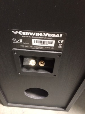 New COND Cerwin-Vega Speakers Qty 2 XLS 215 Tower 500w , XLS-6C, Qty 2 SL-8 GUAR