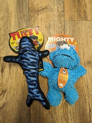 1 Tuffy Dog Toy T-OC Whale, And 1 Mighty Monster