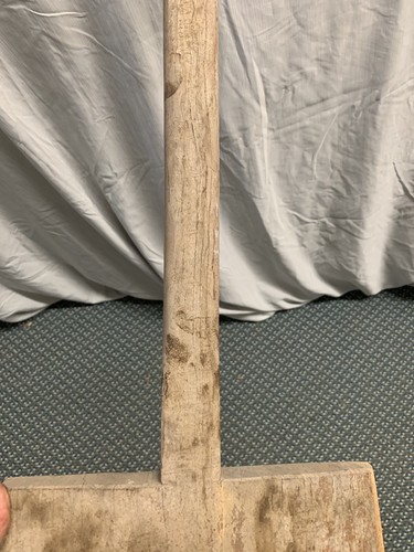 Antique Primitive Wood Shovel Handmade Signed