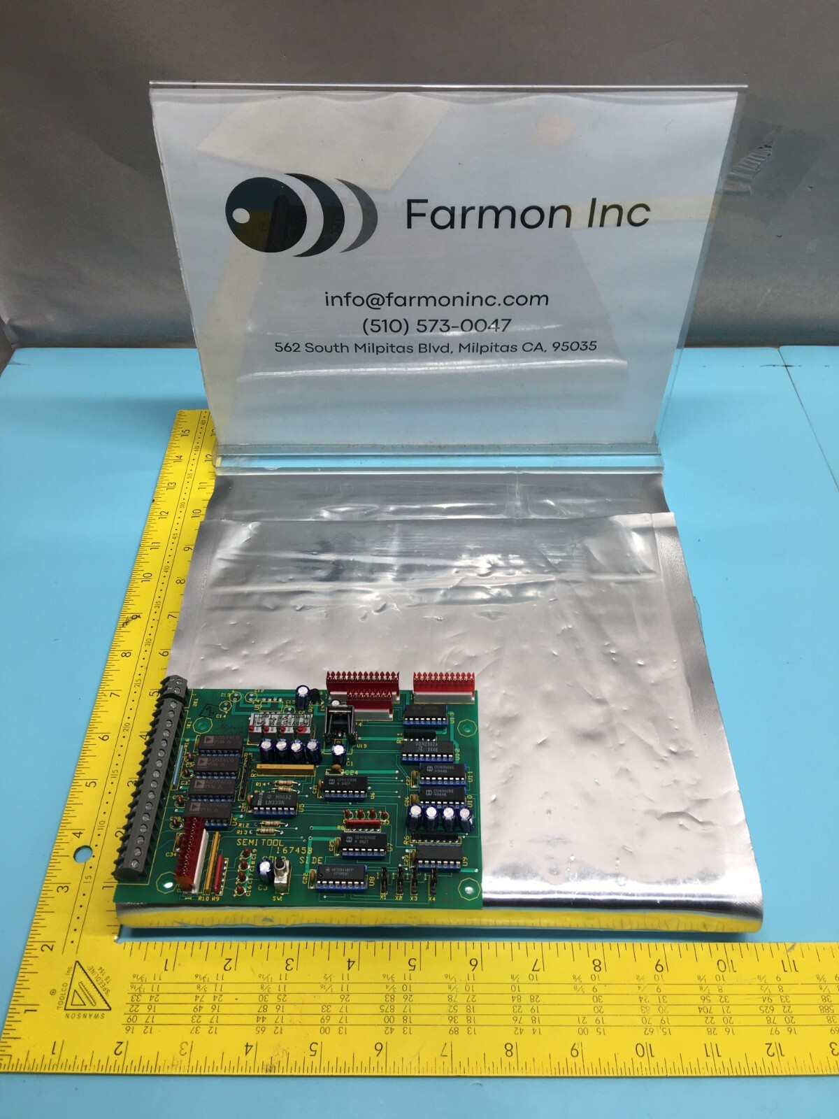 SEMITOOL 16745B OVER TEMP PCB BOARD, 148816