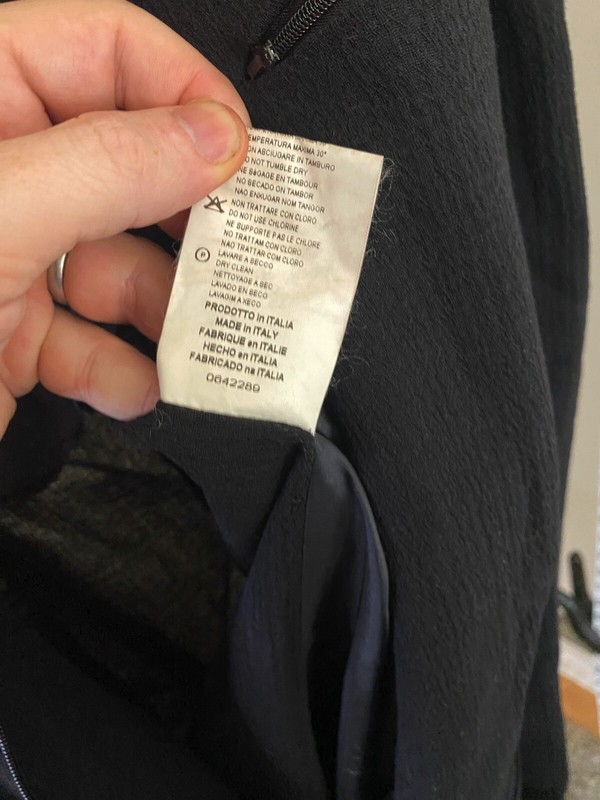 Ross Graison Italy Unique Zippered JACKET COAT 44 L