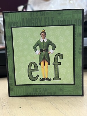 Stampin Up Echo Park Elf  Christmas mini Scrapbook Album    
