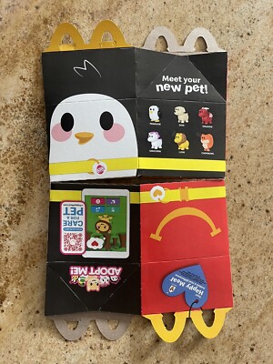 2024 Adopt Me McDonalds MCD Happy Meal Toys box (HAPPY MEAL BOX Only)