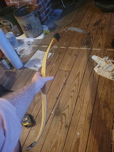 vintage 1953 Bear Grizzly archery bow recurve 62" 50#