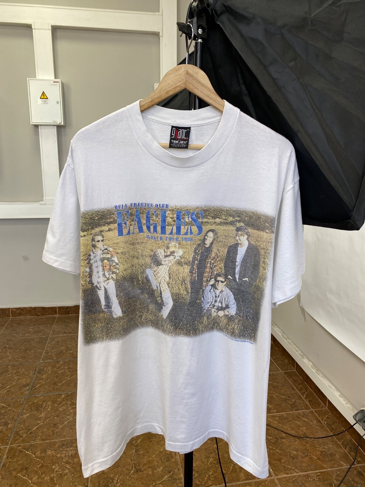 Eagles 1994年コンサート Tシャツ Mサイズ Vtg Giant 1994 Eagles '94 World Tour 90s Concert Band T