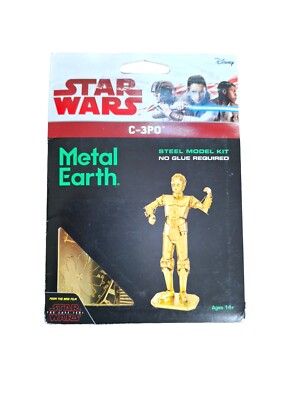 Fascinations Metal Earth Star Wars C-3PO 3D DIY Model Kit MMS270