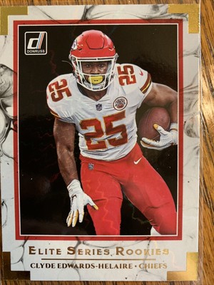 Clyde Edwards Helaire ELITE SERIES ROOKIES Insert Rookie Card SP 2020 Donruss RC