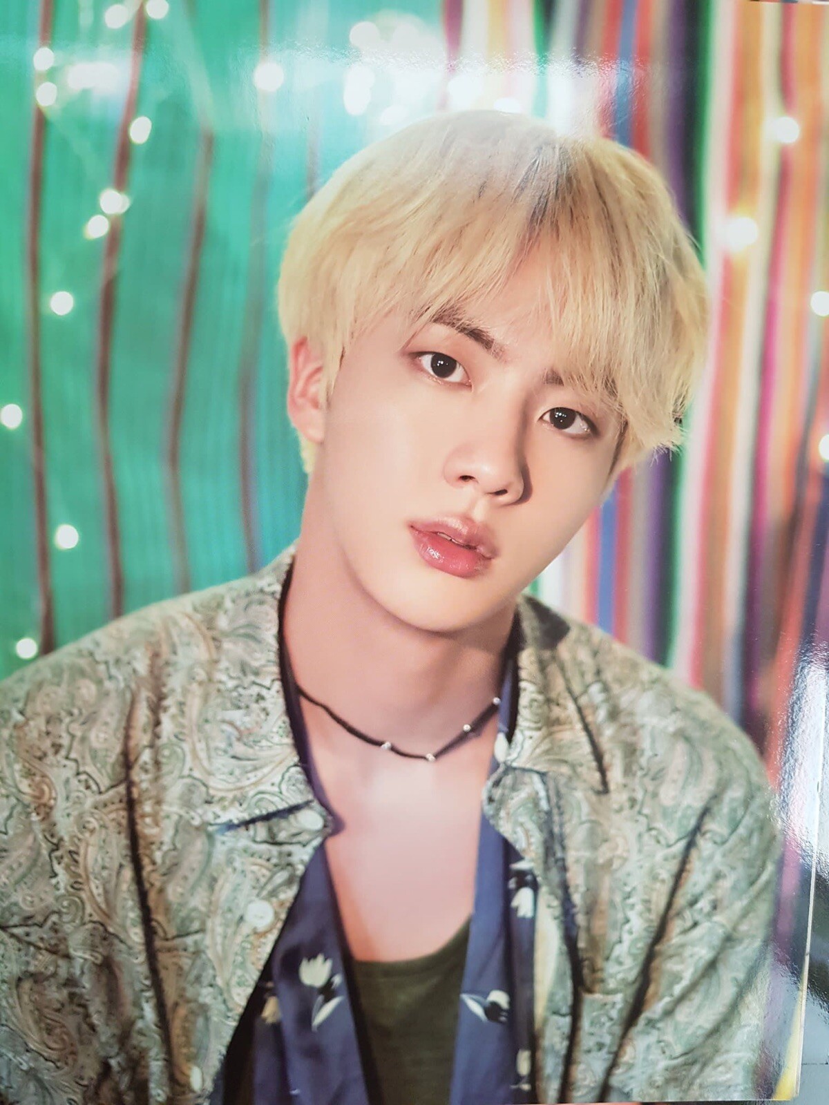 1X BTS Jin Official 2018 Summer Package Photocard / Poster 1X BTS Jin Official 2018 Summer Package Photocard / Poster