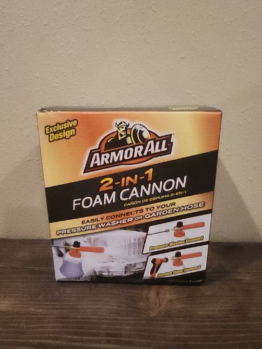 Armor All 2-in-1 Foam Cannon cleaning  power washer/garden hose