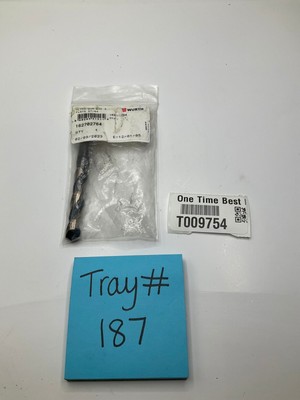 (QTY 1) WURTH 162702764 Ultra Bor Drill Bit 3 Flats 27/64