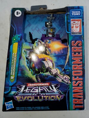 Transformers Legacy Evolution Insecticon Bombshell Deluxe Class Figure TORN BOX