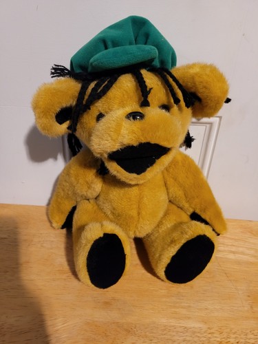 VTG Grateful Dead Bear Plush Toy Stuffed Rasta Teddy Bear