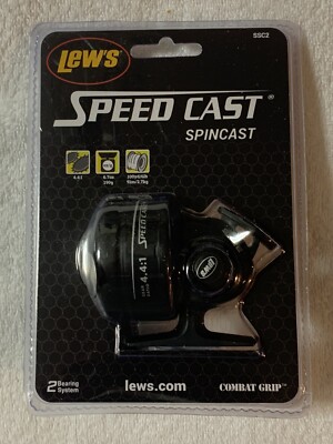 LEW'S SPEED CAST SSC2 4.4:1 GEAR RATIO SPINCAST REEL NIP