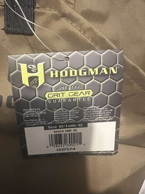 Hodgman Mackenzie Cleated Hip Bootfoot Waders PVC Boot Fishing Waders Brown S-10