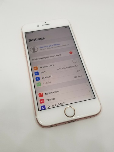 Apple iPhone 6s - 32GB Rose Gold (T-Mobile) SMARTPHONE CRACK BAD ESN WORKS READ