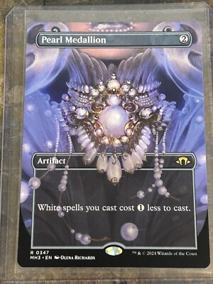 MTG Pearl Medallion (Borderless) MH3 Rare Normal #347