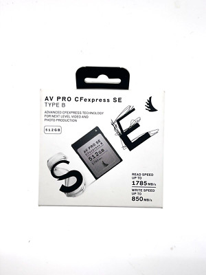 Angelbird 512GB AV PRO CFexpress 2.0 Type B SE Memory Card