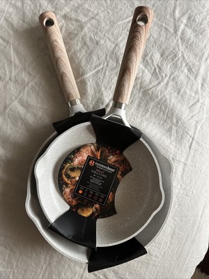 Masterclass Premium Nonstick Cookware 8  9.5  Skillet Frying Pans Set Of 2