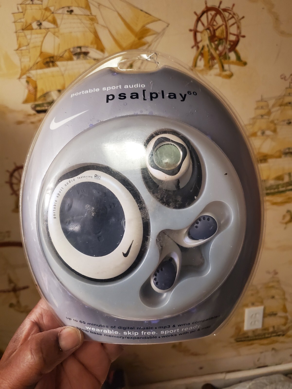 レア？　Nike psa play ポータブルプレイヤー Rare Nike PSA Play60 Portable Sport Audio Player Rio MP3 | eBay