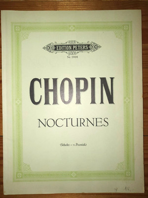 Frédéric Chopin: Nocturnes, Edition Peters - Noten Klavier antiquarisch