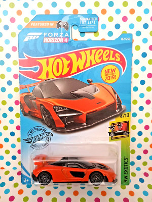 HOT WHEELS HW EXOTICS FORZA HORIZON 4 McLAREN SENNA NEW B10