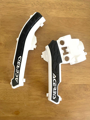 GAS GAS  MC 50   2021 2022  2023  ACERBIS FRAME GUARDS  WHITE/BLACK