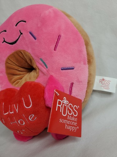 Russ Donut Plush I Luv U A Hole Lot Valentines Day 2021 CVS Butt TikTok Viral $49.69 | Grelly