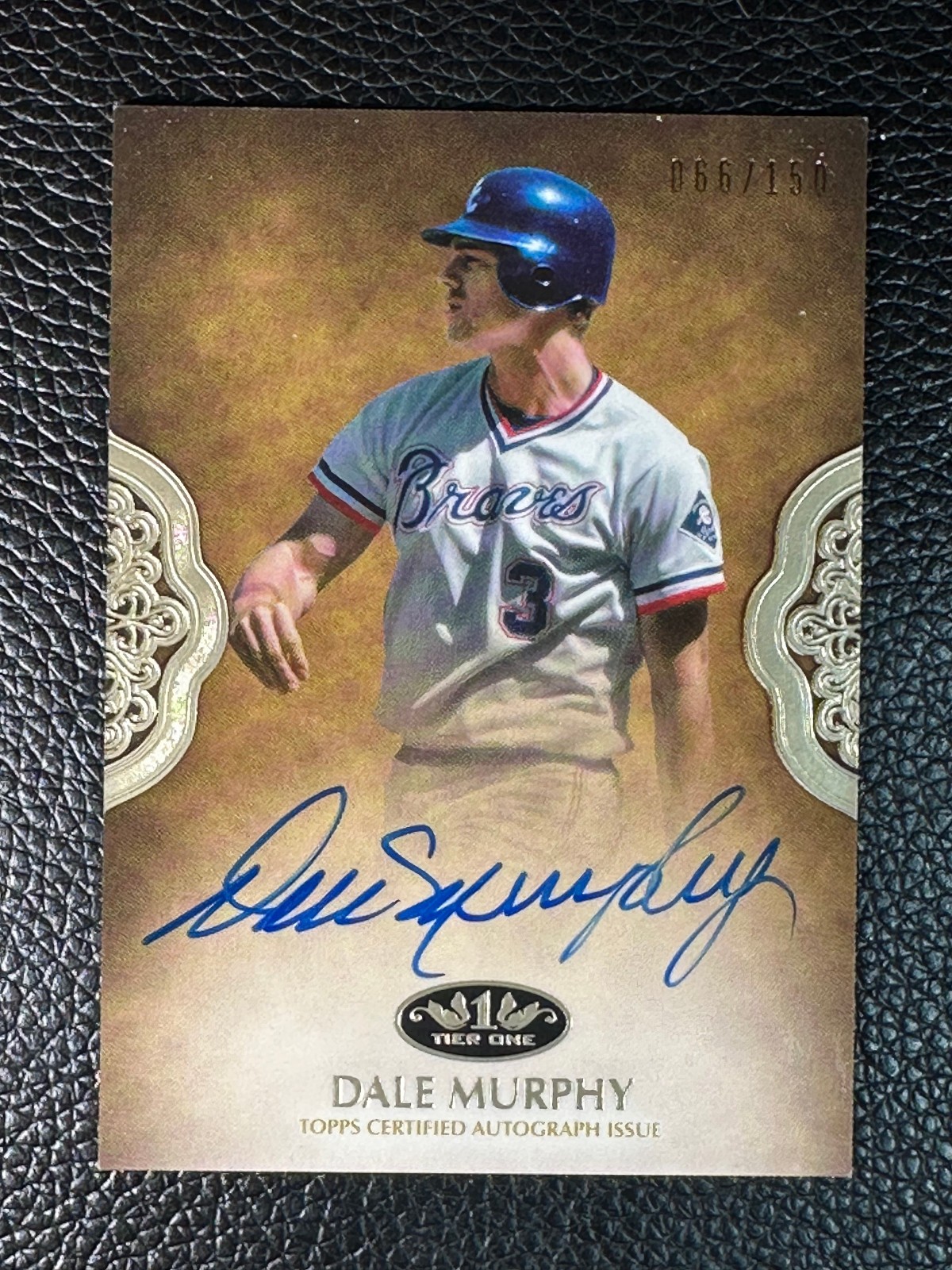 2019 Topps Tier One Prime Performers Dale Murphy 66/150 Auto Autograph