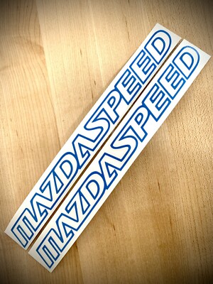 2x  Vinyl Sticker Decal For Mazda mazdaspeed 10 inch decal