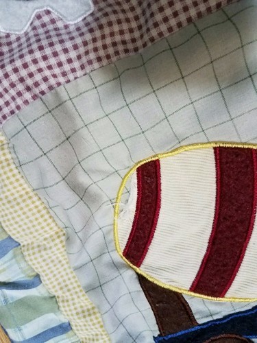 Boutique  GEENNY Baby Boy Constructor  CRIB QUILT