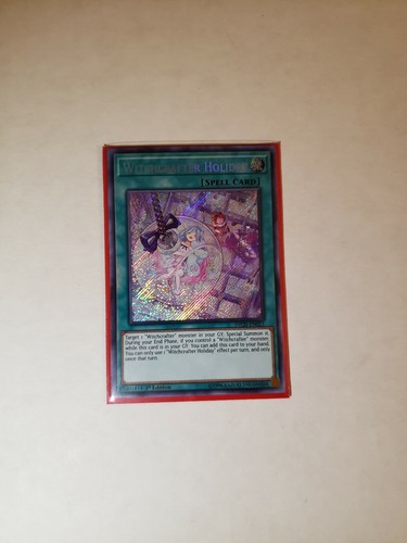 WITCHCRAFTER HOLIDAY x1 Secret Rare INCH-EN021 The Infinity Chasers YuGiOh mint