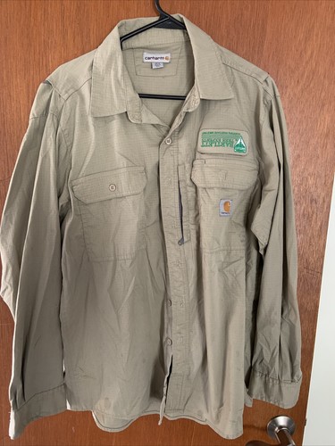 ★20-21FW新作★CARHARTT★L/S REMIX T-SHIRT_2色 Carhartt Large-LS-RG Long Sleeve Light Tan Vented Workshirt