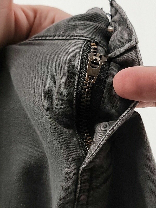 Fire Los Angeles Jeans Womens Juniors Size 3 30x28 Gray Denim Skinny Stretch