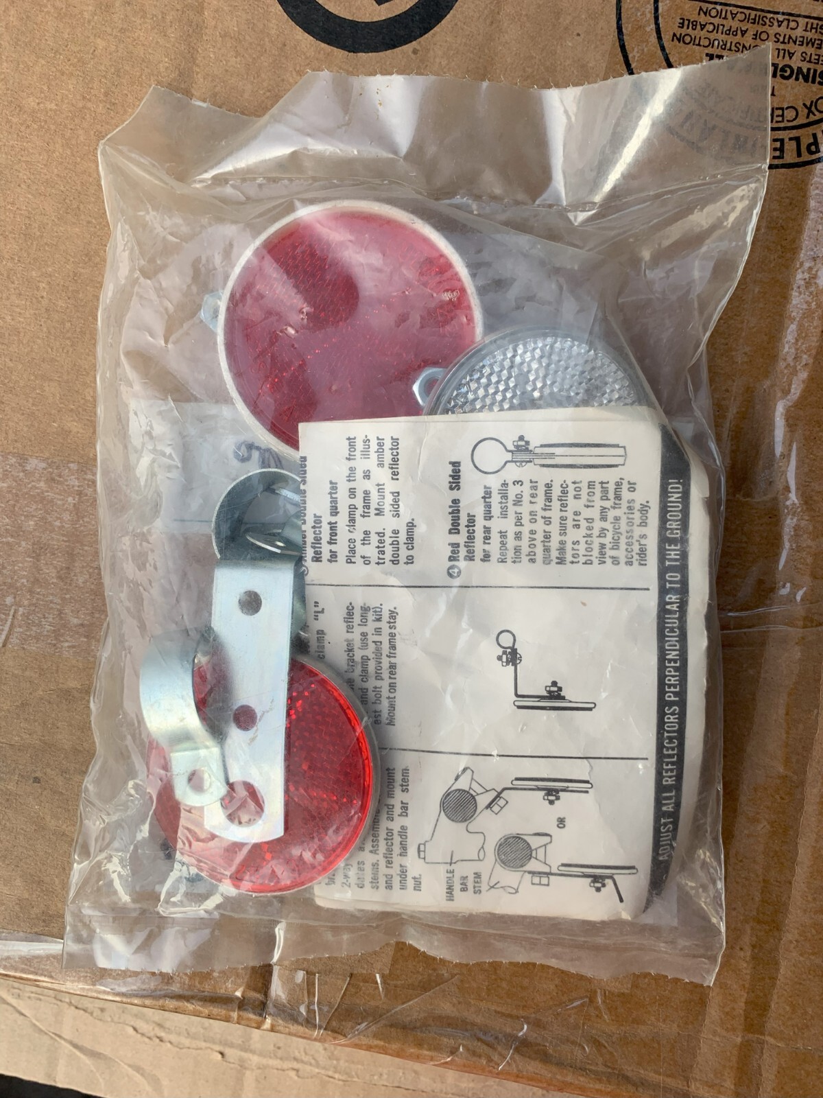 Vintage Arctic Cat bike reflector NOS