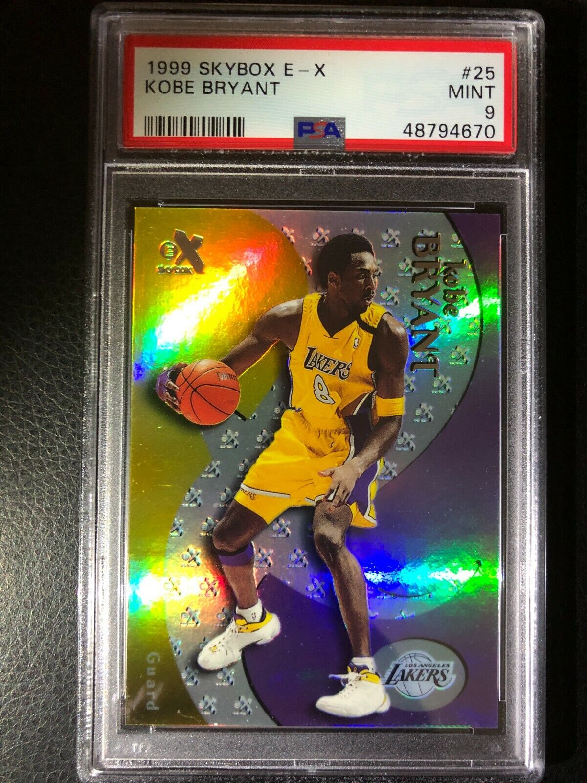 🔥 KOBE BRYANT 1999 Skybox E-X #25 PSA 9 MINT - LA Lakers 🔥 KOBE BRYANT 1999 Skybox E-X #25 PSA 9 MINT - LA Lakers