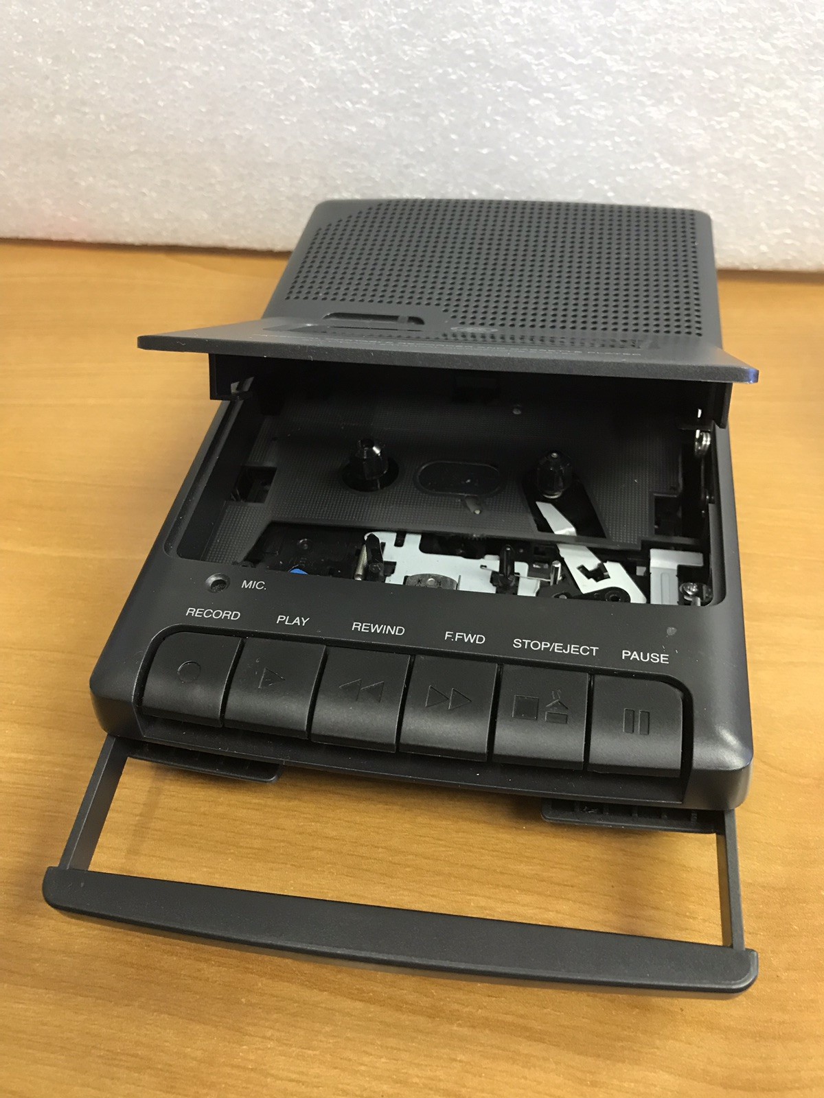 GE General Electric 3-5027A Cassette Tape Tabletop Recorder Player,Power Adapter