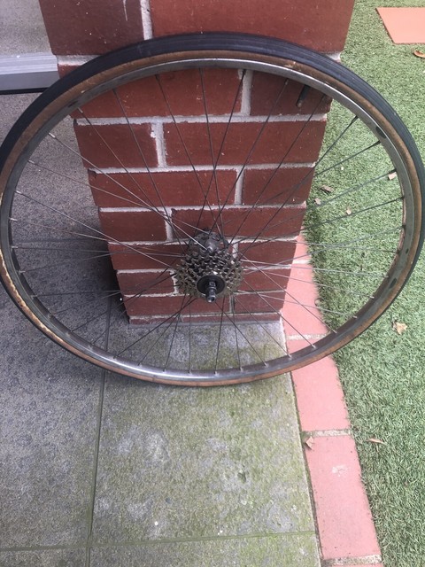 27 inch rear bike wheel